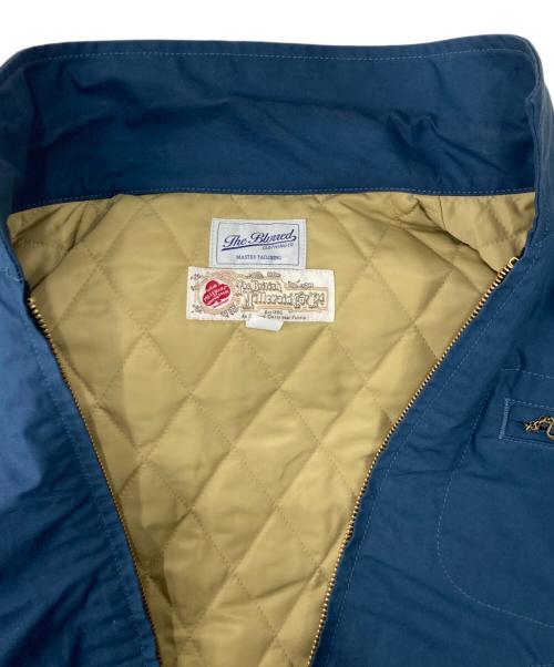 The Blurred CLOTHING（ブラードクロージング）The Blurred CLOTHING (ブラードクロージング) BLD148 WAXED COTTON SPORTS JACKET ネイビー サイズ:38の古着・服飾アイテム