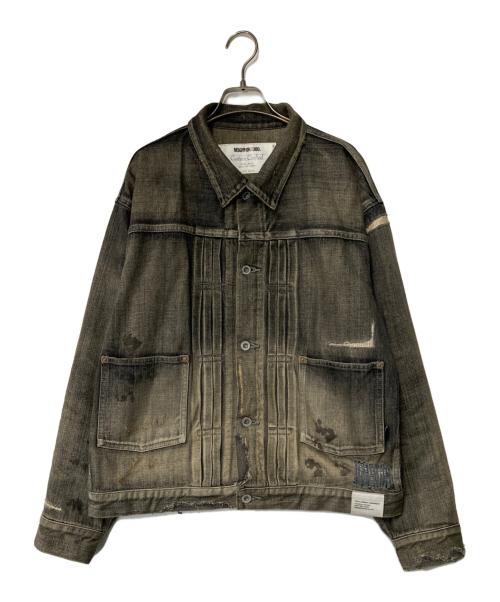 NEIGHBORHOOD（ネイバーフッド）NEIGHBORHOOD (ネイバーフッド) SAVAGE DENIM TYPEー1 JACKET MOD グレー サイズ:Mの古着・服飾アイテム