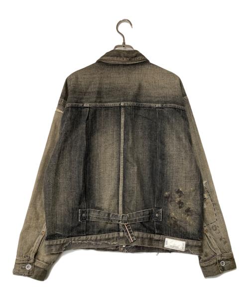 NEIGHBORHOOD（ネイバーフッド）NEIGHBORHOOD (ネイバーフッド) SAVAGE DENIM TYPEー1 JACKET MOD グレー サイズ:Mの古着・服飾アイテム