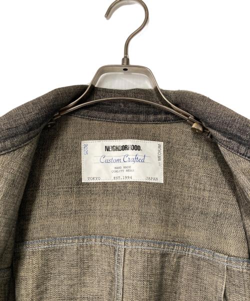 NEIGHBORHOOD（ネイバーフッド）NEIGHBORHOOD (ネイバーフッド) SAVAGE DENIM TYPEー1 JACKET MOD グレー サイズ:Mの古着・服飾アイテム
