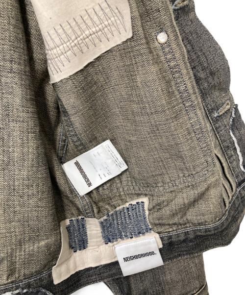 NEIGHBORHOOD（ネイバーフッド）NEIGHBORHOOD (ネイバーフッド) SAVAGE DENIM TYPEー1 JACKET MOD グレー サイズ:Mの古着・服飾アイテム