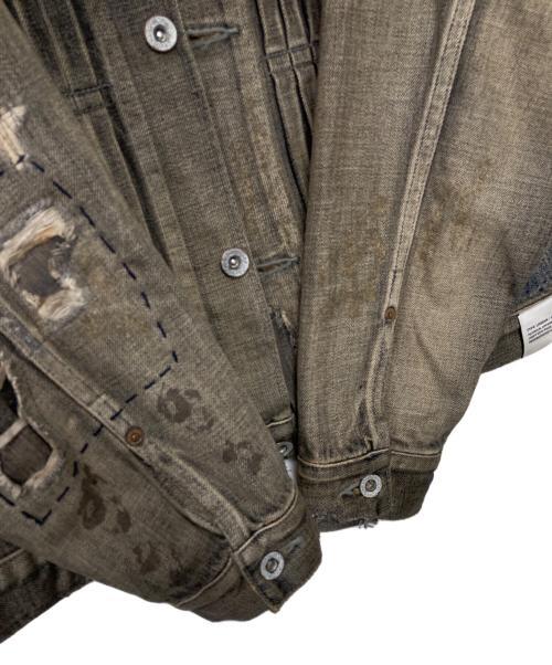 NEIGHBORHOOD（ネイバーフッド）NEIGHBORHOOD (ネイバーフッド) SAVAGE DENIM TYPEー1 JACKET MOD グレー サイズ:Mの古着・服飾アイテム