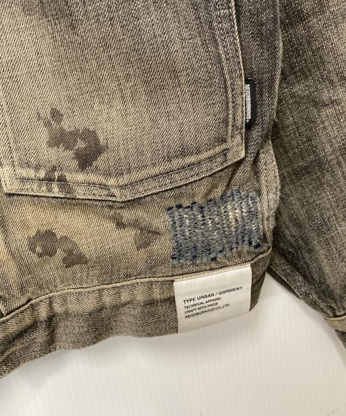 NEIGHBORHOOD（ネイバーフッド）NEIGHBORHOOD (ネイバーフッド) SAVAGE DENIM TYPEー1 JACKET MOD グレー サイズ:Mの古着・服飾アイテム