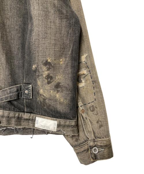 NEIGHBORHOOD（ネイバーフッド）NEIGHBORHOOD (ネイバーフッド) SAVAGE DENIM TYPEー1 JACKET MOD グレー サイズ:Mの古着・服飾アイテム