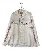 WACKO MARIA×WOLF'S HEADワコマリア×ウルフズヘッド）の古着「シャツ」｜ホワイト