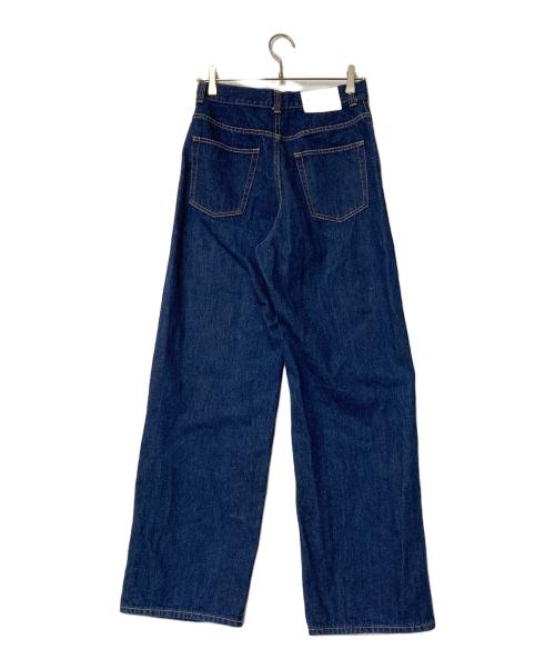 MACPHEE（マカフィー）MACPHEE (マカフィー) デニム ワイドストレートパンツ インディゴ サイズ:36の古着・服飾アイテム