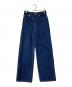 MACPHEE（マカフィー）の古着「デニム ワイドストレートパンツ」｜インディゴ