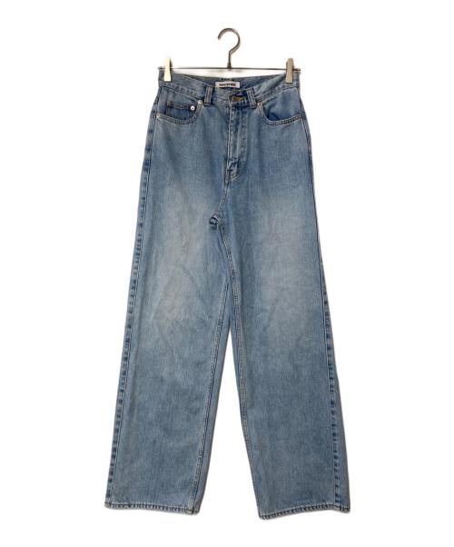 MACPHEE（マカフィー）MACPHEE (マカフィー) デニム ワイドストレートパンツ インディゴ サイズ:36の古着・服飾アイテム