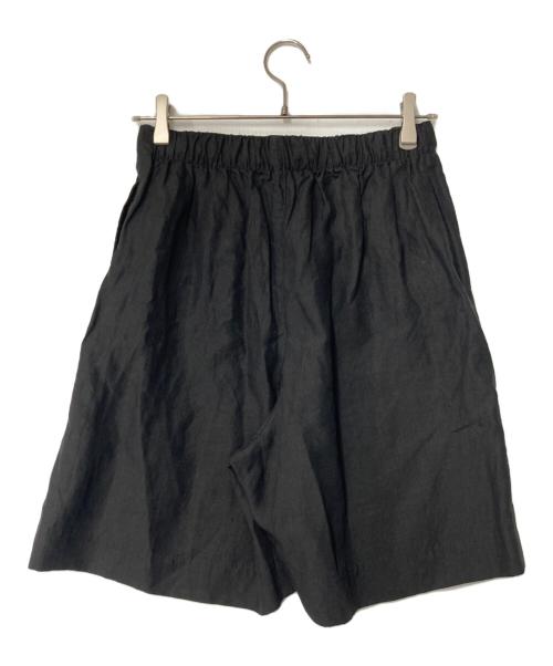 MARGARET HOWELL（マーガレットハウエル）MARGARET HOWELL (マーガレットハウエル) リネンハーフパンツ ブラック サイズ:1の古着・服飾アイテム