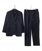 BROOKS BROTHERSブルックスブラザーズ）の古着「1818 ストライプウールセットアップ」｜ネイビー