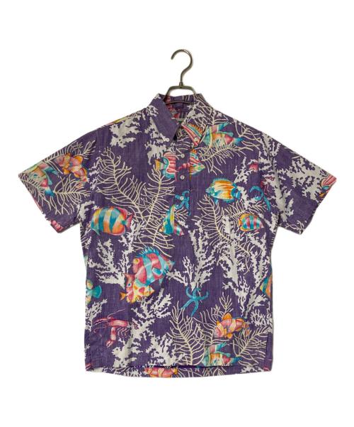 reyn spooner（レイン スプナー）reyn spooner (レイン スプナー) ハワイアンアロハシャツ　プルオーバーシャツ パープル サイズ:Sの古着・服飾アイテム
