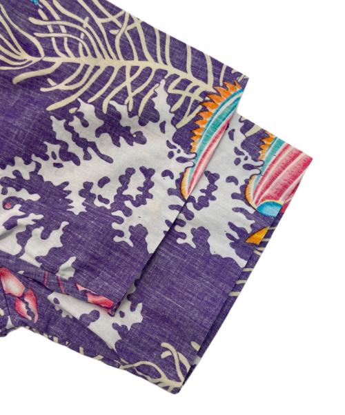 reyn spooner（レイン スプナー）reyn spooner (レイン スプナー) ハワイアンアロハシャツ　プルオーバーシャツ パープル サイズ:Sの古着・服飾アイテム