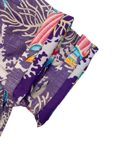 reyn spooner（レイン スプナー）reyn spooner (レイン スプナー) ハワイアンアロハシャツ　プルオーバーシャツ パープル サイズ:Sの古着・服飾アイテム