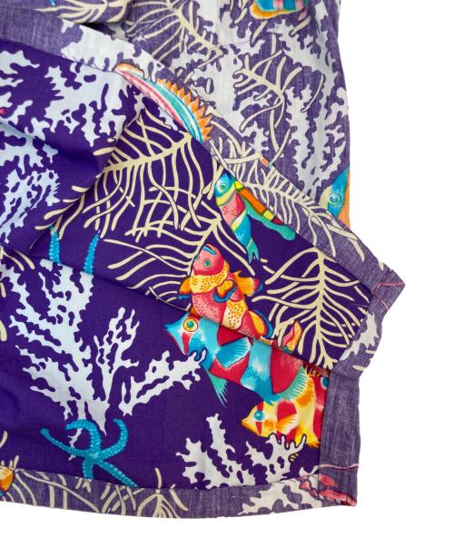 reyn spooner（レイン スプナー）reyn spooner (レイン スプナー) ハワイアンアロハシャツ　プルオーバーシャツ パープル サイズ:Sの古着・服飾アイテム