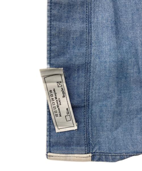 Maison Margiela 10（メゾンマルジェラ 10）Maison Margiela 10 (メゾンマルジェラ 10) ポケットデザインシャツ インディゴ サイズ:46の古着・服飾アイテム
