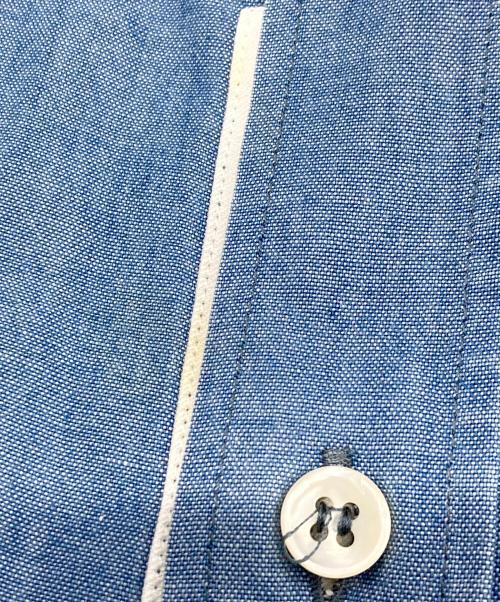 Maison Margiela 10（メゾンマルジェラ 10）Maison Margiela 10 (メゾンマルジェラ 10) ポケットデザインシャツ インディゴ サイズ:46の古着・服飾アイテム