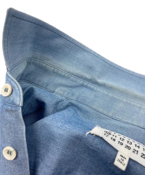 Maison Margiela 10（メゾンマルジェラ 10）Maison Margiela 10 (メゾンマルジェラ 10) ポケットデザインシャツ インディゴ サイズ:46の古着・服飾アイテム