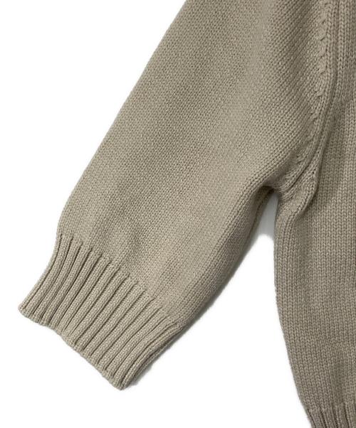 COCODEAL（ココディール）COCODEAL (ココディール) リリヤーンハーフスリーブニットシャツ 75233293 ベージュ サイズ:2の古着・服飾アイテム