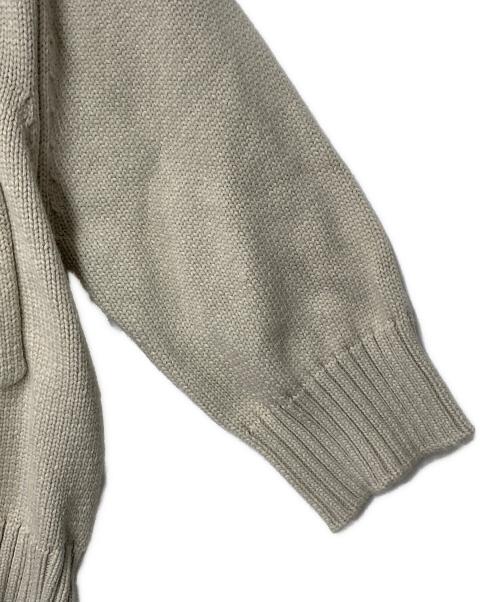 COCODEAL（ココディール）COCODEAL (ココディール) リリヤーンハーフスリーブニットシャツ 75233293 ベージュ サイズ:2の古着・服飾アイテム
