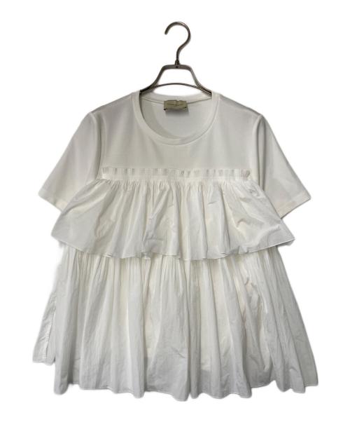 UNITED ARROWS（ユナイテッドアローズ）UNITED ARROWS (ユナイテッドアローズ) ビスチェデザイン カットソートップス 1517-199-2528 ホワイト サイズ:-の古着・服飾アイテム