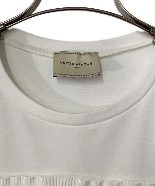 UNITED ARROWS（ユナイテッドアローズ）UNITED ARROWS (ユナイテッドアローズ) ビスチェデザイン カットソートップス 1517-199-2528 ホワイト サイズ:-の古着・服飾アイテム