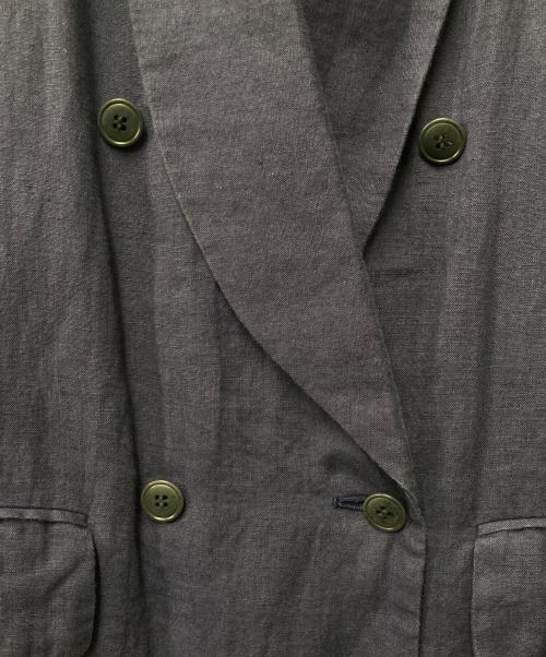 IENA LA BOUCLE（イエナ ラ ブークル）IENA LA BOUCLE (イエナ ラ ブークル) 麻シーチング ショールジャケット 21010914100020 ネイビー サイズ:-の古着・服飾アイテム