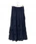 IENA LA BOUCLE (イエナ ラ ブークル) リーフ柄レース ティアードスカート ネイビー サイズ:36：5000円