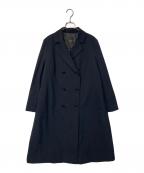 DAMA collectionダーマコレクション）の古着「中綿ダブルチェスターコート」｜ネイビー