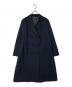DAMA collection（ダーマコレクション）の古着「中綿ダブルチェスターコート」｜ネイビー