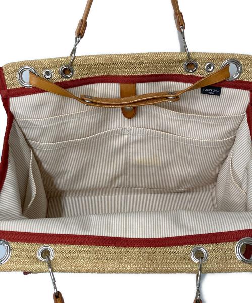PORTER GIRL（ポーターガール）PORTER GIRL (ポーターガール) MARCHE SAC TOTE BAG (M) ベージュの古着・服飾アイテム