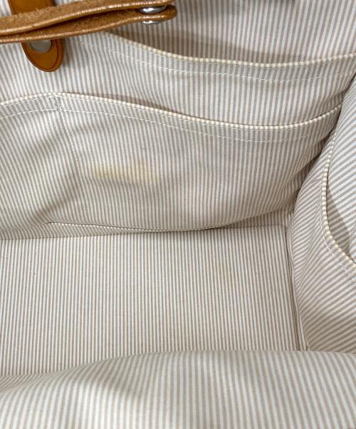 PORTER GIRL（ポーターガール）PORTER GIRL (ポーターガール) MARCHE SAC TOTE BAG (M) ベージュの古着・服飾アイテム