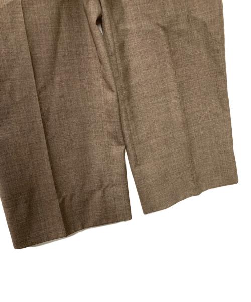 CARUSO（カルーゾ）CARUSO (カルーゾ) ウールスラックス ブラウン サイズ:44の古着・服飾アイテム
