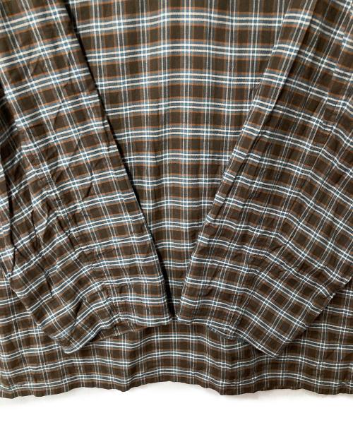 MOJITO（モヒート）MOJITO (モヒート) チェックプルオーバーシャツ ブラウン サイズ:SIZE Lの古着・服飾アイテム