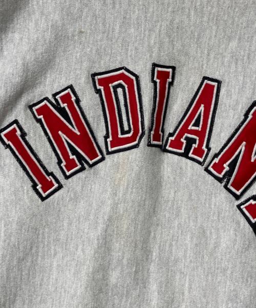 Champion REVERSE WEAVE（チャンピオン リバース ウィーブ）Champion REVERSE WEAVE (チャンピオン リバース ウィーブ) スウェット 刺繍タグ 90’s~ USA製 INDIANA グレー サイズ:LARGEの古着・服飾アイテム