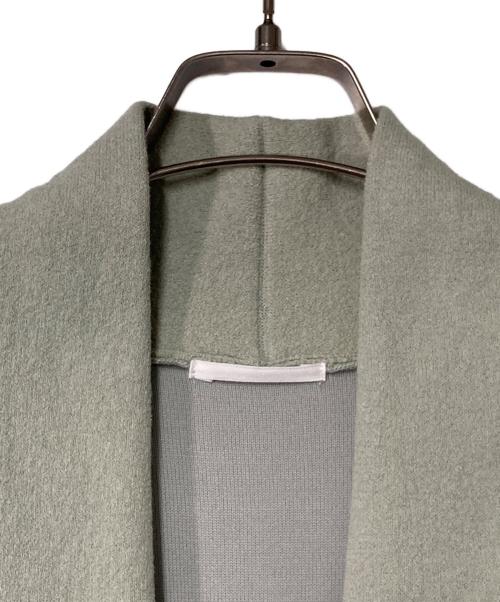 #Newans（ハッシュニュアンス）#Newans (ハッシュニュアンス) ノーカラーコート グリーン サイズ:1の古着・服飾アイテム