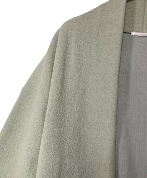 #Newans（ハッシュニュアンス）#Newans (ハッシュニュアンス) ノーカラーコート グリーン サイズ:1の古着・服飾アイテム