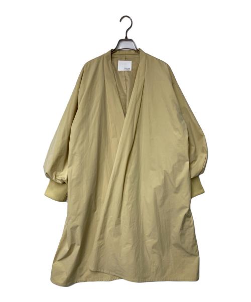 COLLAGE GALLARDAGALANTE（コラージュ ガリャルダガランテ）COLLAGE GALLARDAGALANTE (コラージュ ガリャルダガランテ) パフスリーブコート イエロー サイズ:FREEの古着・服飾アイテム