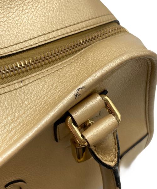 LOEWE（ロエベ）LOEWE (ロエベ) ハンドバッグ アマソナ28 ゴールドの古着・服飾アイテム