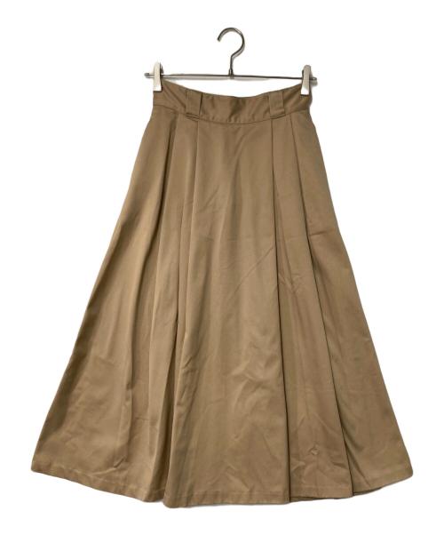 DANTON（ダントン）DANTON (ダントン) タックスカート ベージュ サイズ:36の古着・服飾アイテム