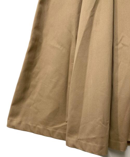 DANTON（ダントン）DANTON (ダントン) タックスカート ベージュ サイズ:36の古着・服飾アイテム