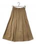 DANTON（ダントン）の古着「タックスカート」｜ベージュ