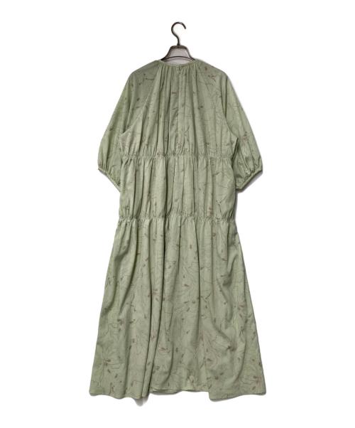 CLANE（クラネ）CLANE (クラネ) LINE FLOWER OP ライフフラワー 18112-5361 グリーン サイズ:1の古着・服飾アイテム