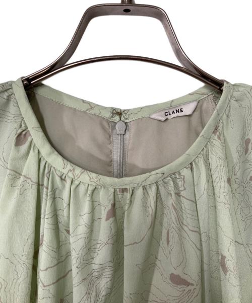 CLANE（クラネ）CLANE (クラネ) LINE FLOWER OP ライフフラワー 18112-5361 グリーン サイズ:1の古着・服飾アイテム