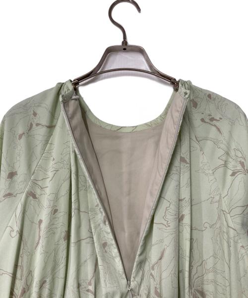 CLANE（クラネ）CLANE (クラネ) LINE FLOWER OP ライフフラワー 18112-5361 グリーン サイズ:1の古着・服飾アイテム