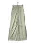 MIESROHE (ミースロエ) ラップデザインコンフォートパンツ MWFP241074 グリーン サイズ:1 未使用品：8000円