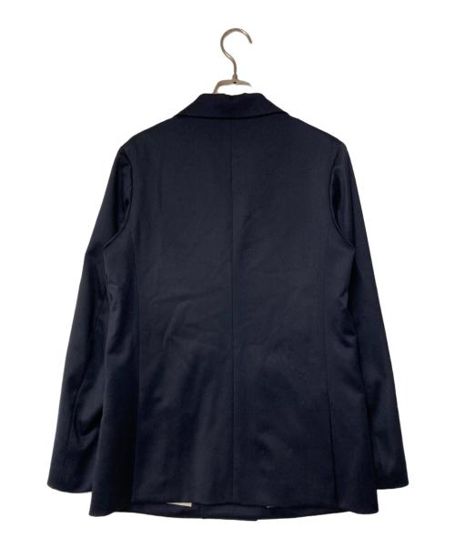 IENA LA BOUCLE（イエナ ラ ブークル）IENA LA BOUCLE (イエナ ラ ブークル) ウールサテンテーラードジャケット ネイビー サイズ:38の古着・服飾アイテム