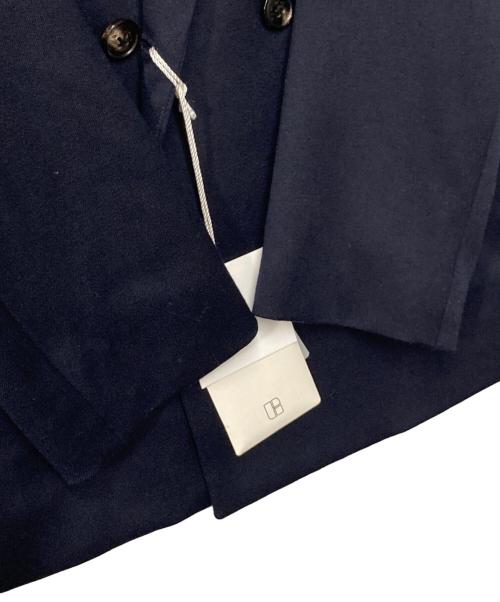 IENA LA BOUCLE（イエナ ラ ブークル）IENA LA BOUCLE (イエナ ラ ブークル) ウールサテンテーラードジャケット ネイビー サイズ:38の古着・服飾アイテム