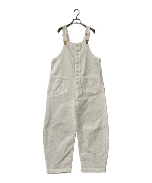 UNIVERSAL OVERALL（ユニバーサルオーバーオール）UNIVERSAL OVERALL (ユニバーサルオーバーオール) Curensology (カレンソロジー) 別注 オーバーオール U2438232EL ホワイト サイズ:Fの古着・服飾アイテム