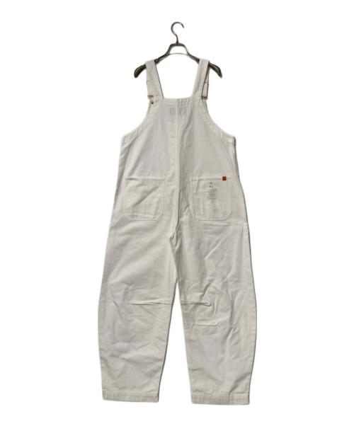 UNIVERSAL OVERALL（ユニバーサルオーバーオール）UNIVERSAL OVERALL (ユニバーサルオーバーオール) Curensology (カレンソロジー) 別注 オーバーオール U2438232EL ホワイト サイズ:Fの古着・服飾アイテム