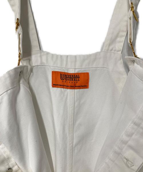 UNIVERSAL OVERALL（ユニバーサルオーバーオール）UNIVERSAL OVERALL (ユニバーサルオーバーオール) Curensology (カレンソロジー) 別注 オーバーオール U2438232EL ホワイト サイズ:Fの古着・服飾アイテム